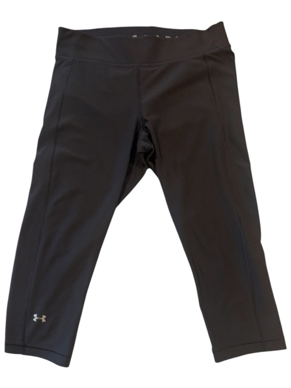 Under Armour HeatGear Compression Capri Leggings Black Size L